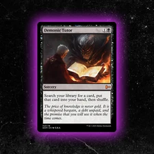 Demonic Tutor - Custom Magic: The Gathering Card - High-Quality