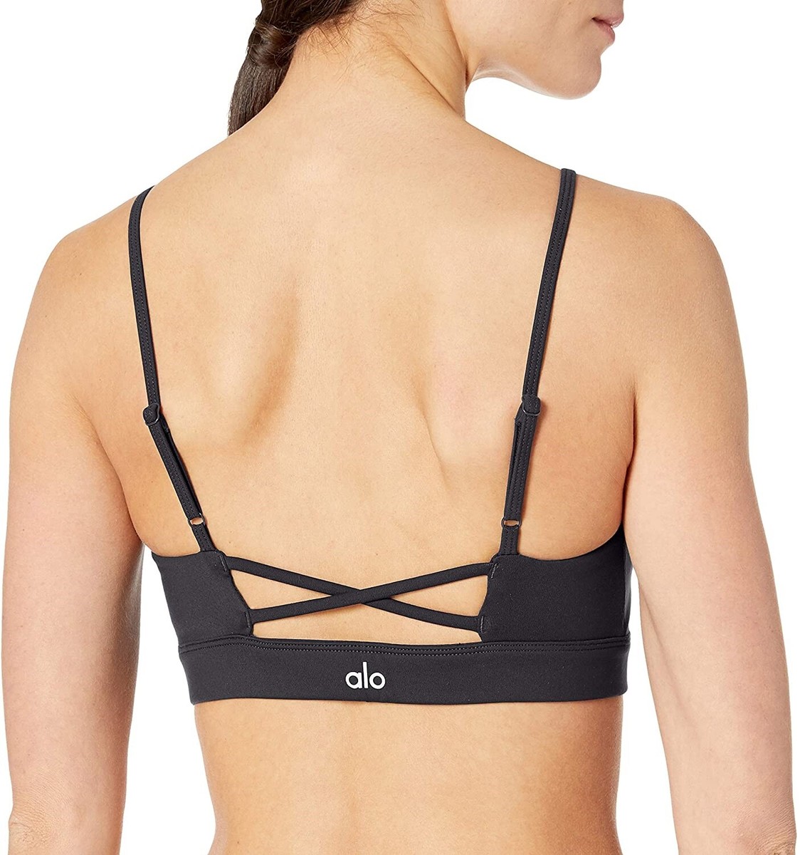 Alo Yoga 253238 Women's Interlace Bra Black Underwear Size S | eBay