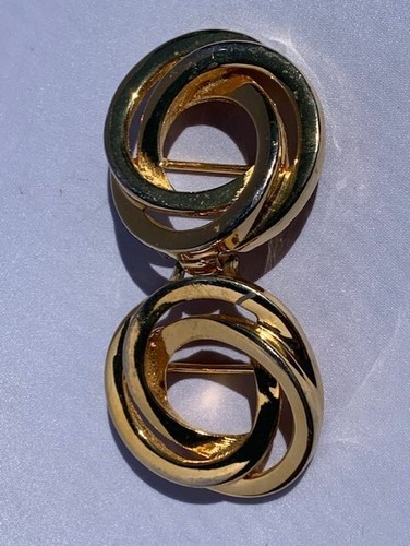Talbot's Gold Circles Belt Buckles (only, no belt) - Picture 3 of 3