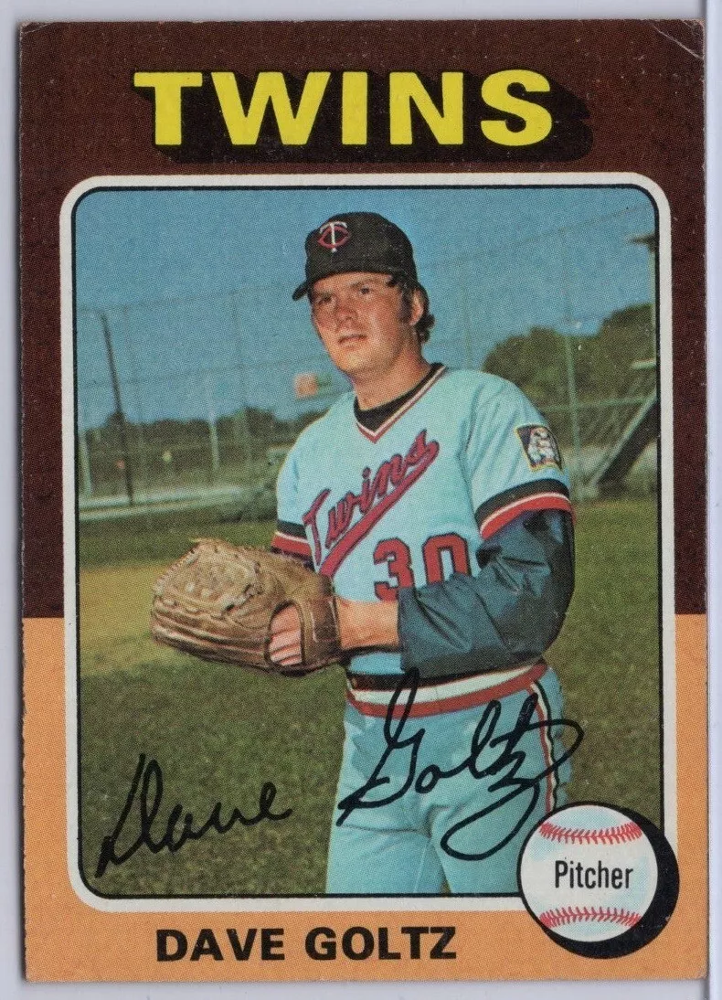 Dave Goltz trading card