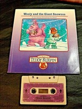 RARE TEDDY RUXPIN SC BOOK/TAPE WOOLY AND THE GIANT SNOWZOS WORLDS OF WONDER