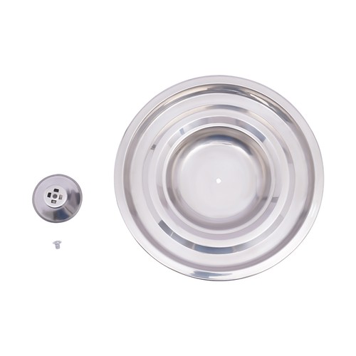 6 Liter Edelstahl Hand Eimer Edelstahleimer Milcheimer Futtereimer mit Deckel - Bild 8 von 14