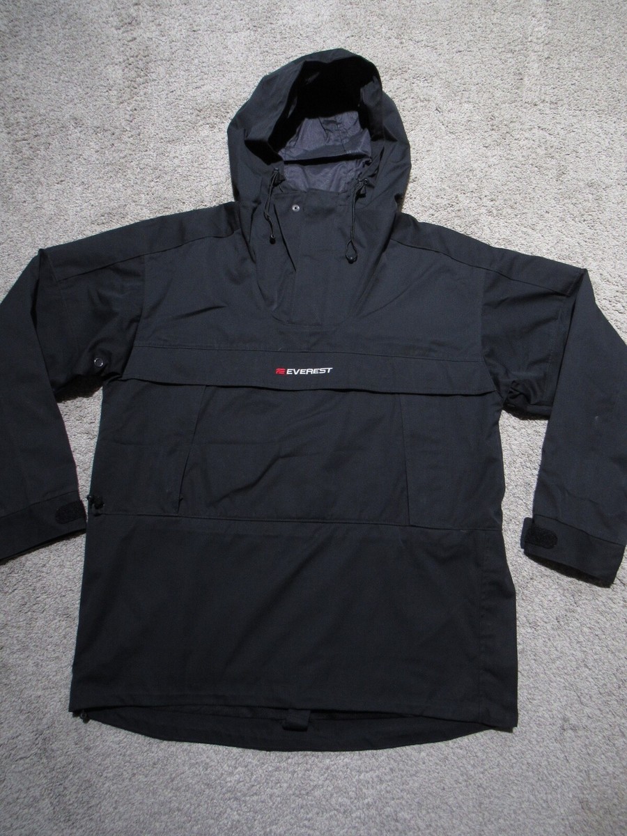 EVEREST Pullover Windbreaker JACKET Men L Hood TCS Wind