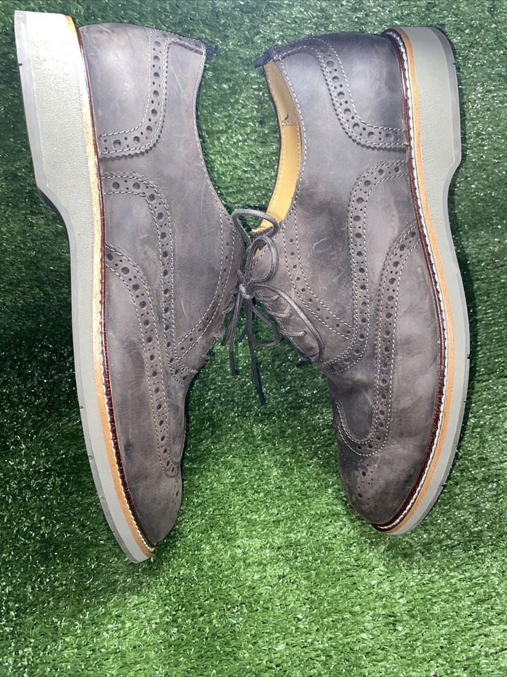 Cole Haan Men's Morris Wingtip Oxford – Amphora Beige, Leather Dress Shoes C30842