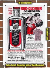 Metal Sign - 1946 Valmor Red Clover Compound- 10x14 inches