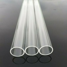 Heraeus Quartz Glass Tube OD: 28mm, ID: 25mm, L: 43.5" 