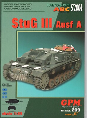GPM Nr. 209 - StuG III Ausf. A , 1:25