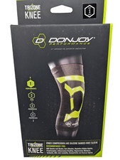 DonJoy Performance TRIZONE Compression: Knee Support Brace, Green, Small Right