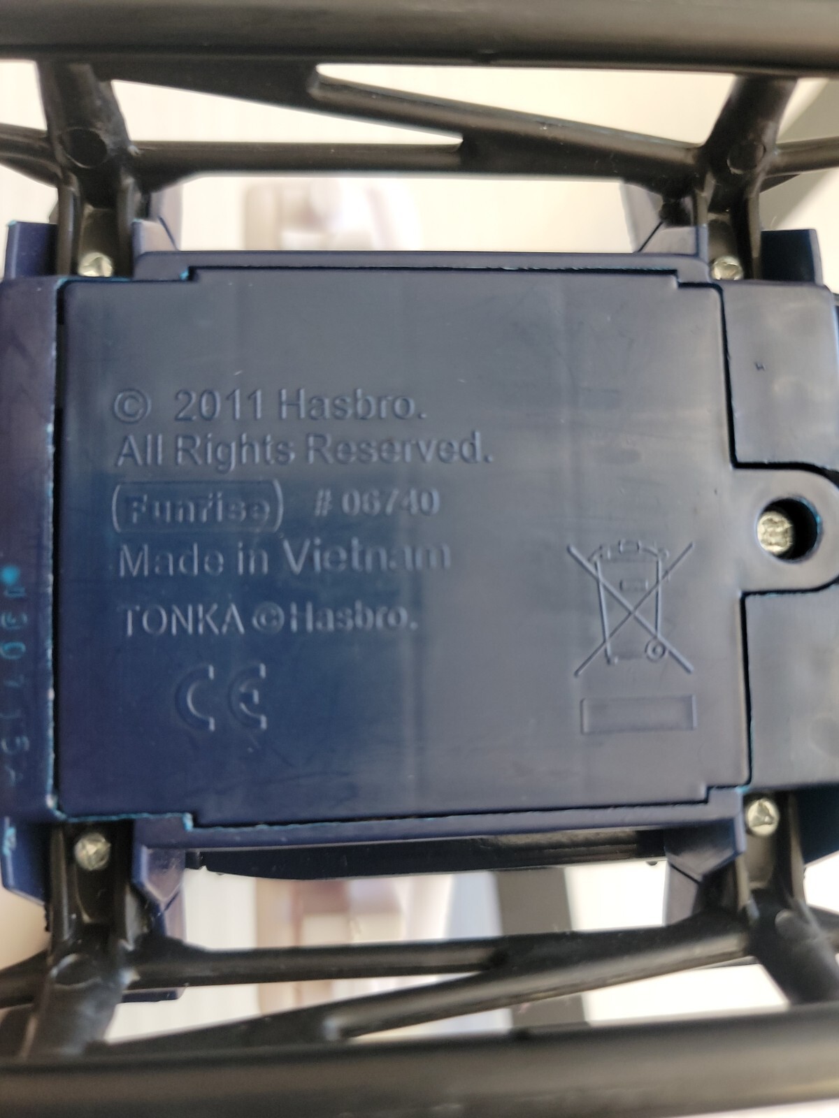 Tonka Hasbro Power Winch Police Helicopter Lights & Sound WORKS