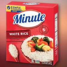 Minute White Rice, Instant White Rice For Quick Dinner Meals, 72-Ounce Box Vegan