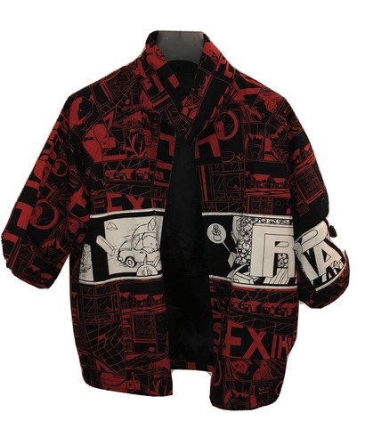 Prada Runway Comic Men Short Zip Jacket 