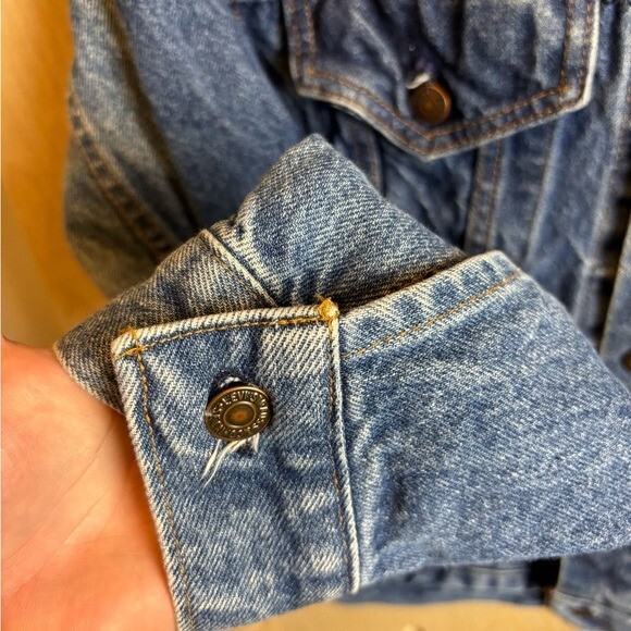 LEVIS Vintage 80s 70506 0216 Red Tag Type III Denim Blue Jean