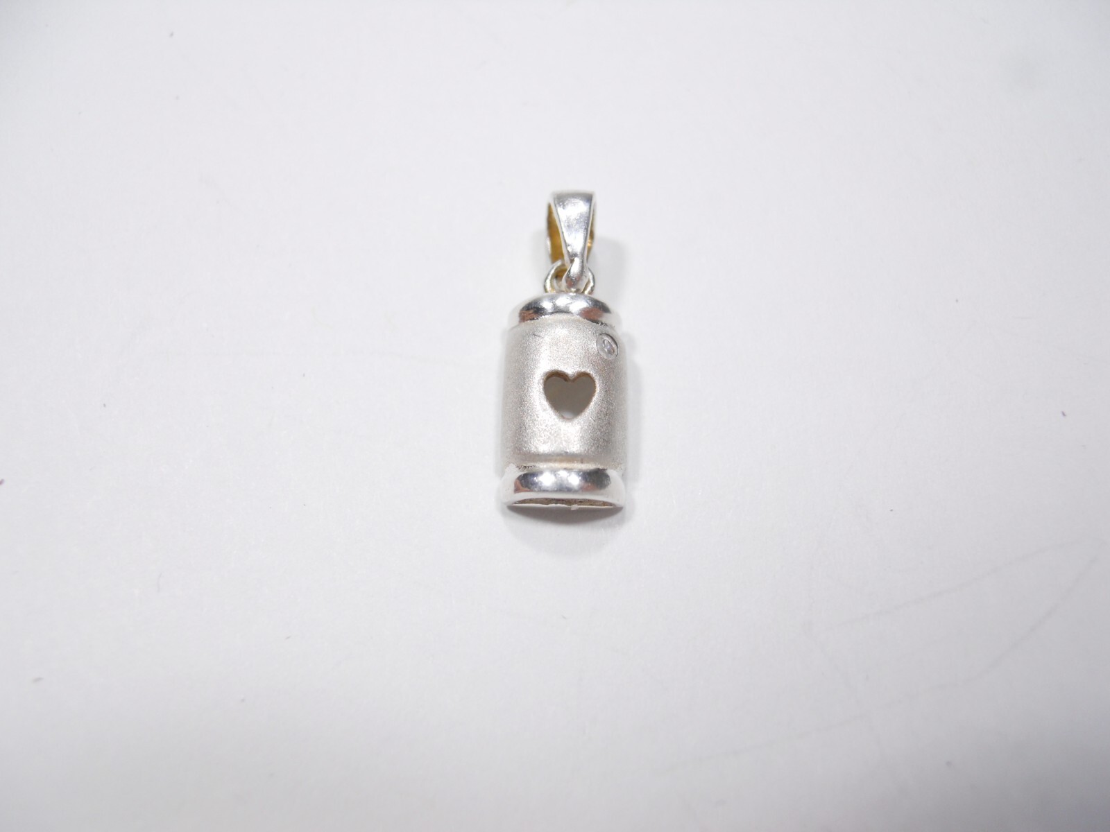 VINTAGE RECTANGULAR OPEN HEART CLEAR STONE STERLI… - image 7