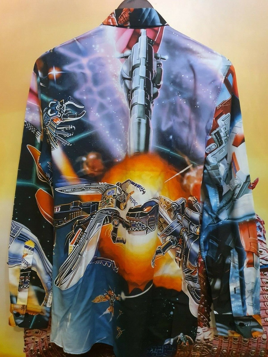 MOSCHINO COUTURE Jeremy Scott TRANSFORMERS SHIRT SIZE 39EU IT | eBay