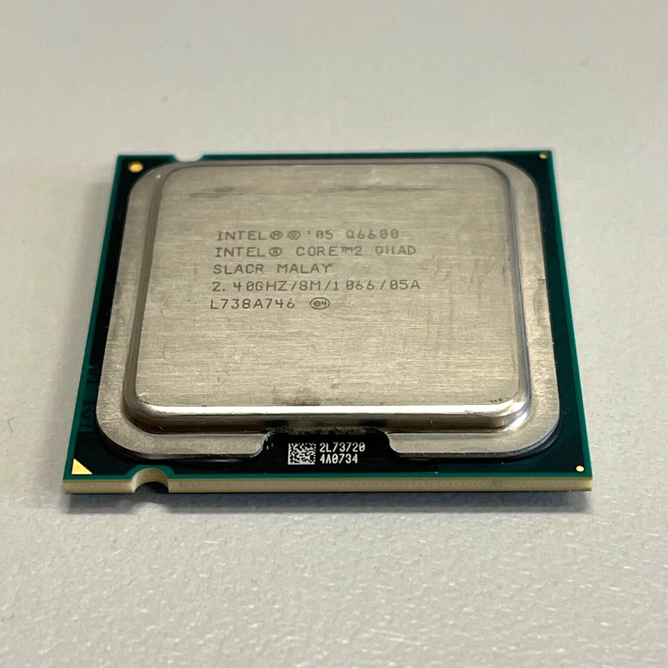 Intel Core 2 Quad Q6600 CPU 2.40GHz 8MB L2 Cache Socket LGA775 Processor SLACR - image 3 of 4