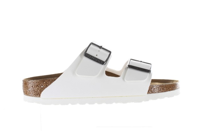 White Arizona Birkenstock 552683 Slide Sandals Size 37 Euro 6 US Ladies for sale online | eBay