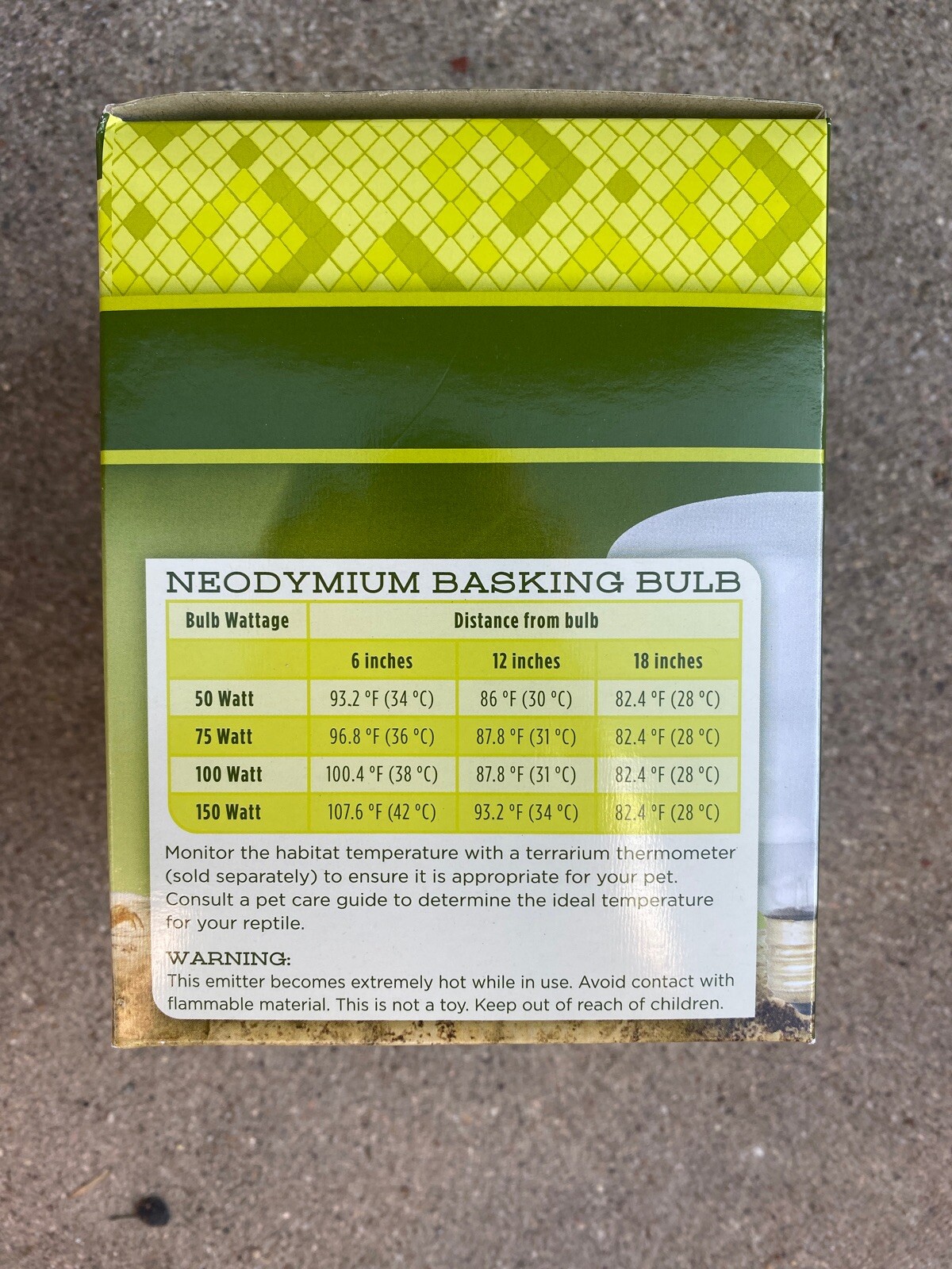 neodymium basking bulb