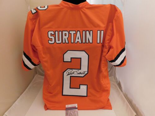 Pat Surtain II Signed / Autographed Broncos Orange Throwback Jersey JSA COA - Picture 1 of 3