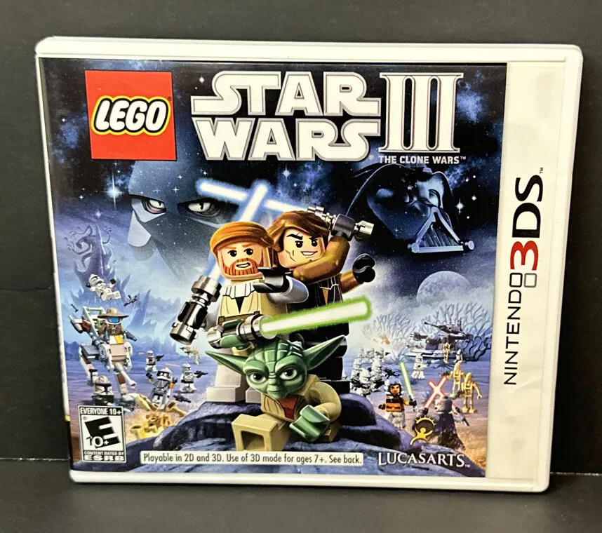 Nintendo 3DS Star Wars Clone Wars w/Case &amp; Manuel - Verified Works 712725024871 | eBay