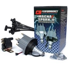 Cb Magnaspark Vw Bug Aircooled Black Distributor Plain Clamp Ready To Run Kit