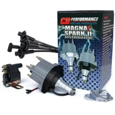 cb magnaspark vw bug aircooled black distributor plain clamp ready to run kit
