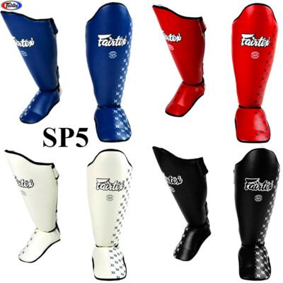 Fairtex SP5 Shin Guards Muay Thai Boxing MMA Kickboxing Shin Pads