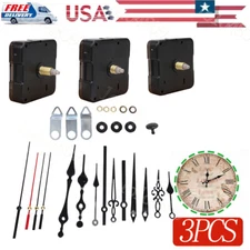 3pcs DIY Wall Quartz Clock Movement Mechanism Replacement Repair Kit Tool Hands
