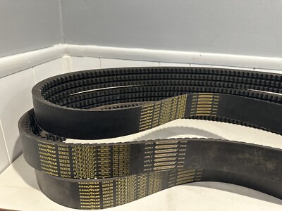 Goodyear 3/5VX670 Narrow Cogged Banded Industrial V-Belt, 5VX Profile, 3 Ribs,