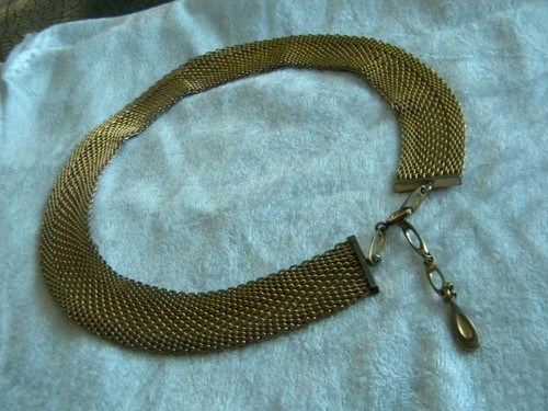 Halskette Gold ? Farbig Teppich Antik Hals Kettte Hochzeit Schmuck Kunst ! Alt - Bild 11 von 15