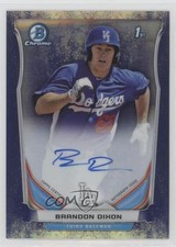 2014 Bowman Chrome Purple Bubbles Refractor 3/10 Brandon Dixon Auto 17tk