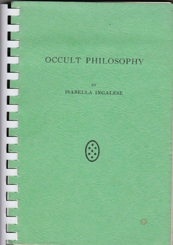Cover of Occult Philosophy , 1972 (mysticism magic psychic alchemy)