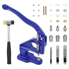 Grommet Tool Kit, Hand Press Grommet Machine Grommet Tool Kit Heavy Duty Grom...