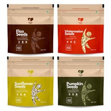 Nourish You Raw Edible Seeds 450g | Pumpkin, Sunflower, Watermelon, Flax Pack 59.47 per gallon