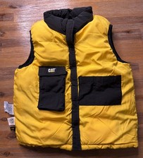 Cat Licensed Merchandise Caterpillar Boys Puffer Vest Reversible Size 4-5