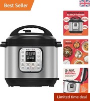 Versatile 3L DUO MINI Electric Pressure Cooker – Touch Control & Energy Saving
