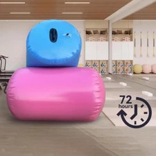 Air Roller Gymnastics Barrel Cheerleading Inflatable Tumbling Roller Air Mat