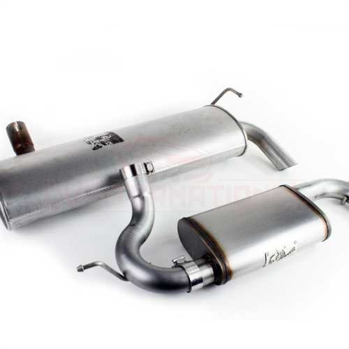 aFe Power Axle-Back Exhaust System MACH Force XP for Jeep Wrangler JK 2012-2018