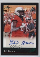 2021 Leaf Memories 1992 Base Green Spectrum 20/35 LD Brown #BG-LB1 Auto 2r3