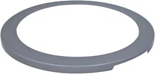 Adjustable Silicone Pie Crust Shield Round 10 3/8 in Gray for Baking Kitchen