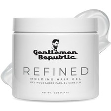 Gentlemen Republic 16oz Refined Hair Gel for Men - Premium Men's Hair Styling Pr