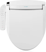 Brondell Swash Advanced Bidet Toilet Seat Side Arm Control LT89-RW Round - White