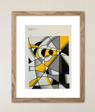Roy Lichtenstein - Original Signed Print with COA and $3,500 Appraisal.!-*