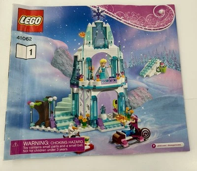 Lego Disney Princess Elsa Castle 41062 Instructional Manual Only Booklet #1 - Image 1 of 2