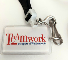 Waldenbooks Vintage Employee Teamwork Lanyard