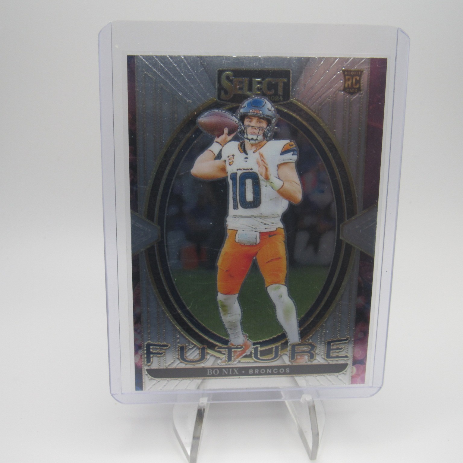 2024 Panini Select- Bo Nix #7 Select Future Insert (RC)
