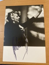 Herbert von Karajan Autogrammkarte Original S...