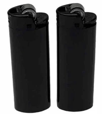 Lot of 2 Limited Edition Maxi “BLACKOUT BIC” Black Collectible Lighter Brand New