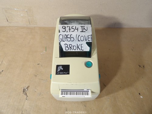 Zebra LP2824 PLUS Thermal Barcode Label Printer USB - 9754 IN / COVER CRACKED - Bild 1 von 11