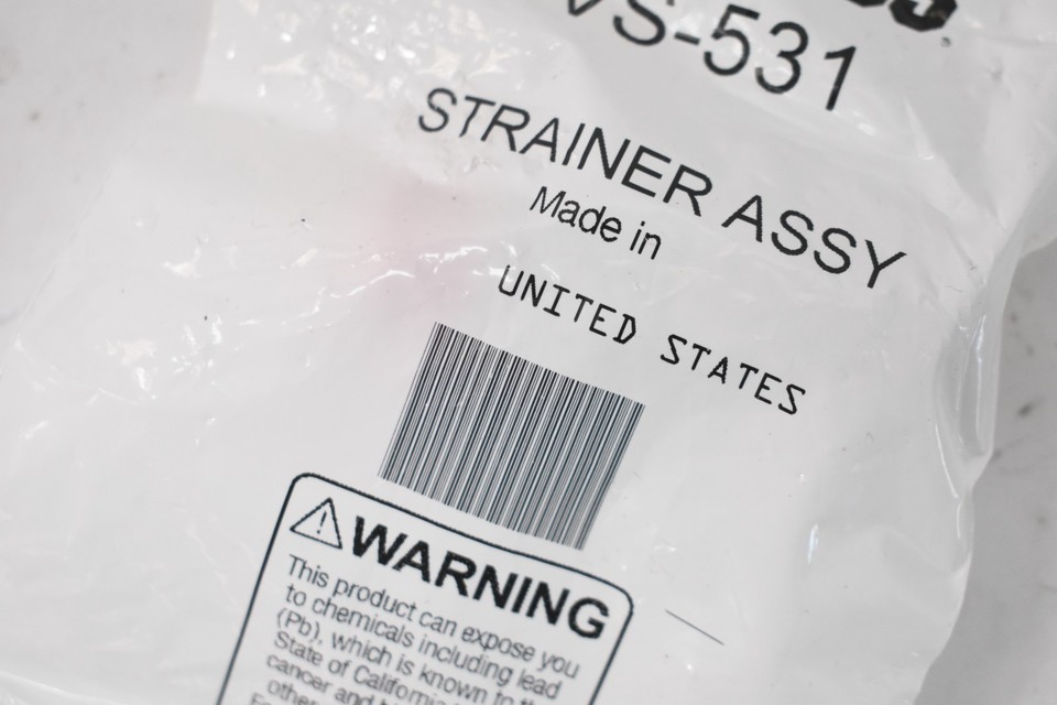 DeVilbiss VS-531 Low Pressure Fluid Strainer Assembly 300 PSI MWP ...