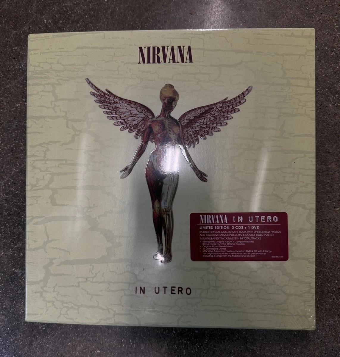 NIRVANA IN UTERO LIMITED EDITION 3CD+DVD NIRVANA INUTERO